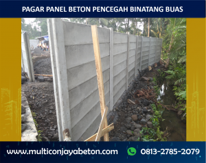 pagar panel beton mencegah binatang buas