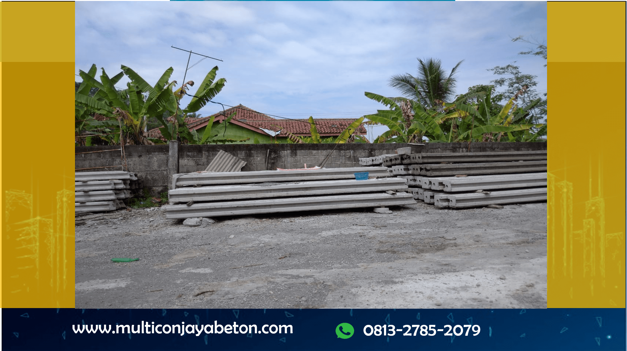 Harga Pagar Beton Multicon Jaya Beton - 081327852079