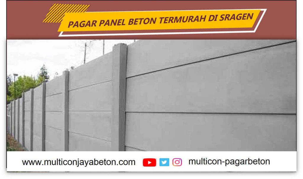harga pagar panel beton sragen 2021